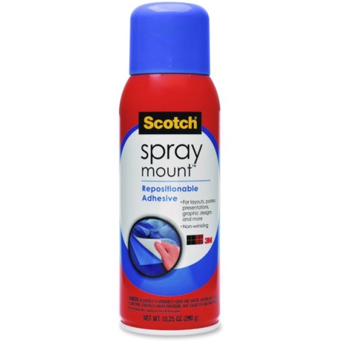 3M Scotch 6065 Spray Mount Repositionable Adhesive - 10.25 oz (pc)